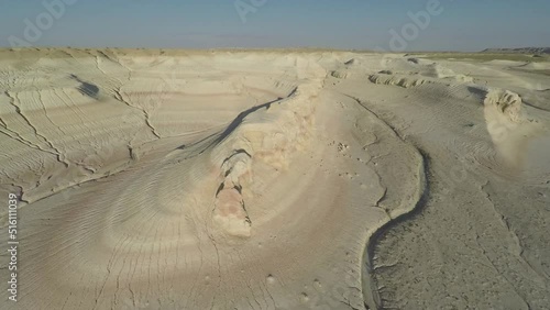 Western Kazakhstan, Mangistau. Ustyurt Plateau. The bottom of the former Tethys Ocean. photo
