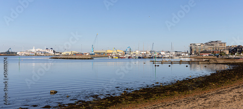 Panoramic View of the Poole Harbour Waterfront