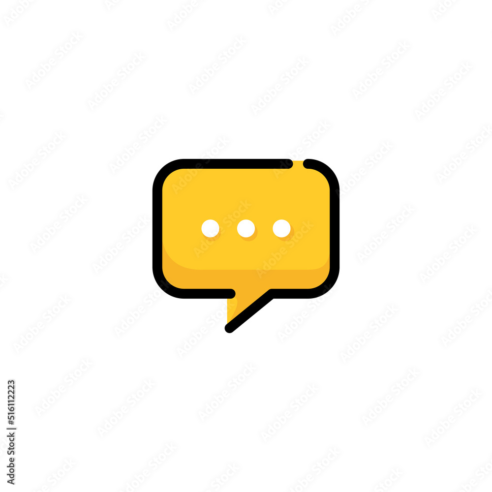 Comment icon vector. Chat icon Comment icon vector. Chat icon