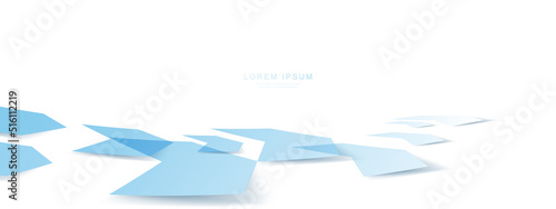 Business blue arrows grow up direction. Success concept. Abstract financial background