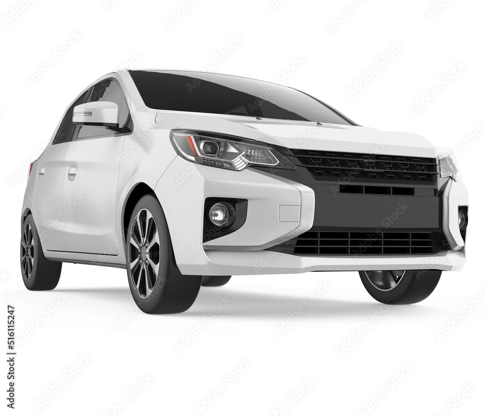 Car Hatchback Isolated Car Hatchback Isolated