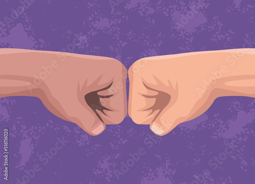 solidarity hands bumping fists