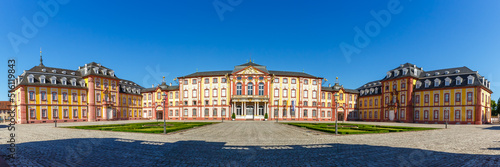 Obraz na plátně Bruchsal Castle palace baroque architecture panorama travel in Germany