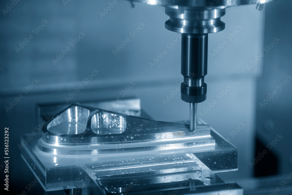 The CNC milling machine cutting press die by solid ball end mill tool. The CNC milling machine cutting press die by solid ball end mill tool.