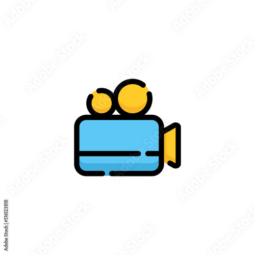 Camcorder icon design vector illustration