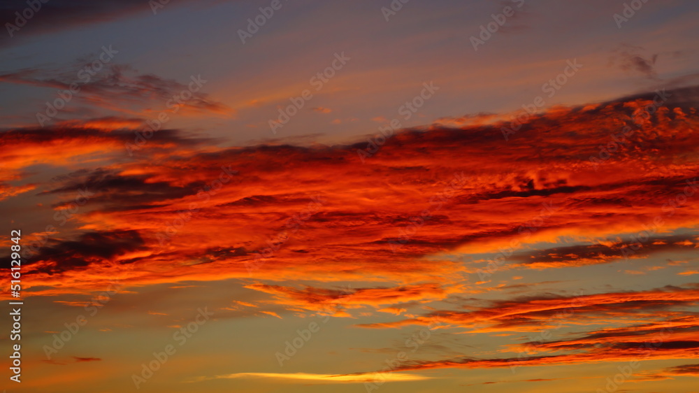 Fototapeta premium sunset in the sky