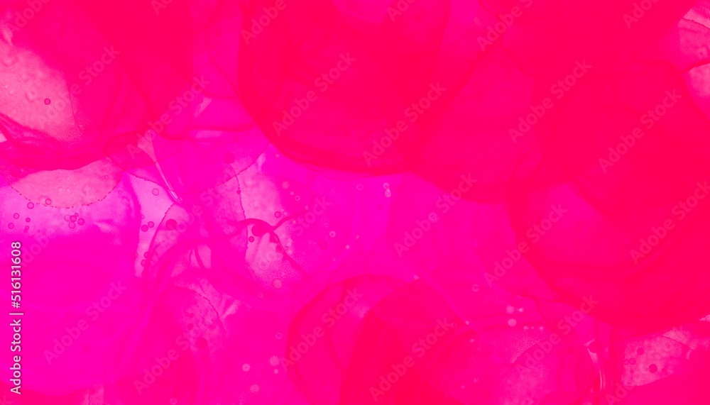 Pink and red abstract background with bubbles