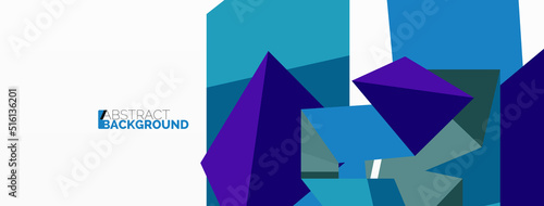 Abstract line and triangle background. Creative geometric abstract backdrop. Business template for wallpaper, banner, background or landing