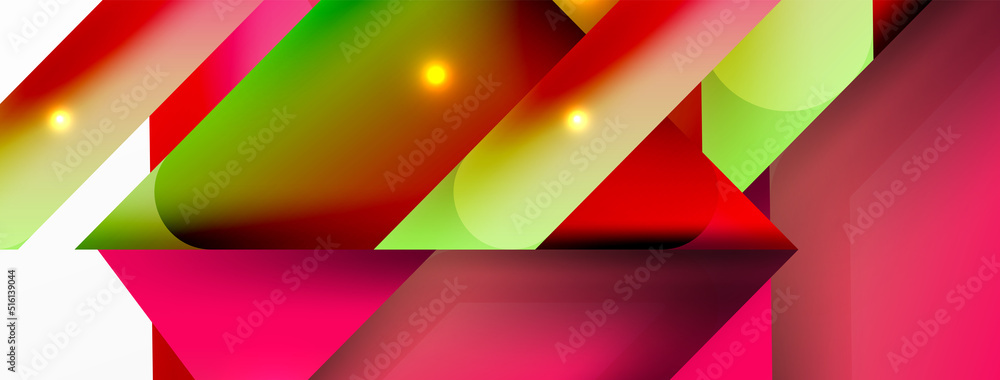 Dynamic 3d geometric abstract background. Triangles and other simple forms composition. Vector Illustration For Wallpaper, Banner, Background, Card, Book Illustration, landing page Dynamic 3d geometric abstract background. Triangles and other simple forms composition. Vector Illustration For Wallpaper, Banner, Background, Card, Book Illustration, landing page