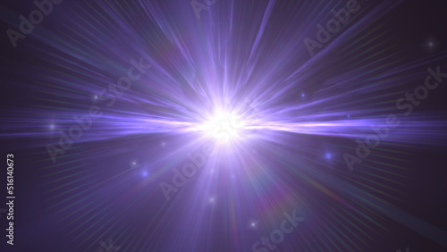 abstract of digital lens flare background