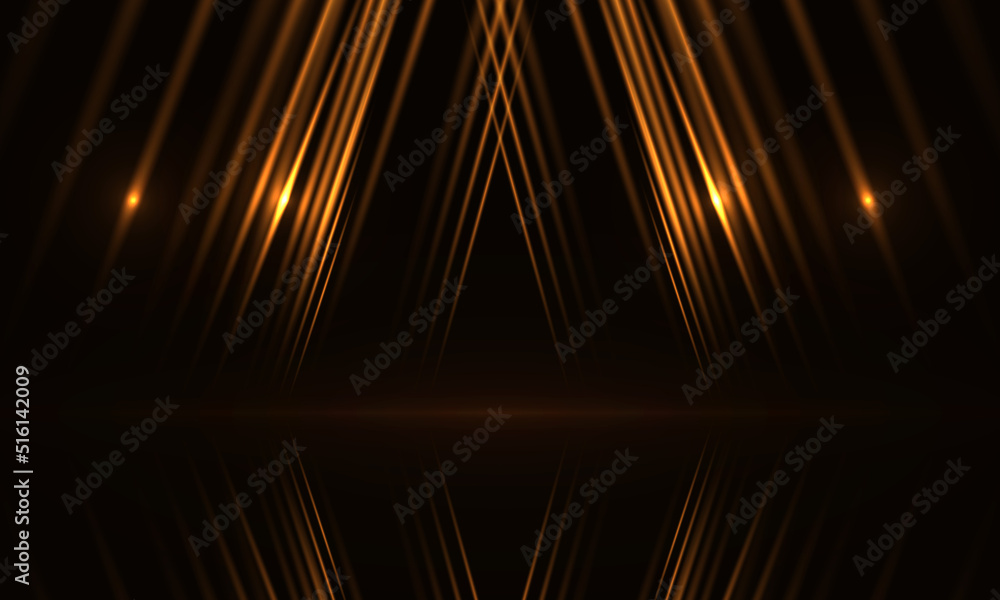 Abstract luxury background with dark golden light rays. Abstract scene concept design. Vector illustration Abstract luxury background with dark golden light rays. Abstract scene concept design. Vector illustration
