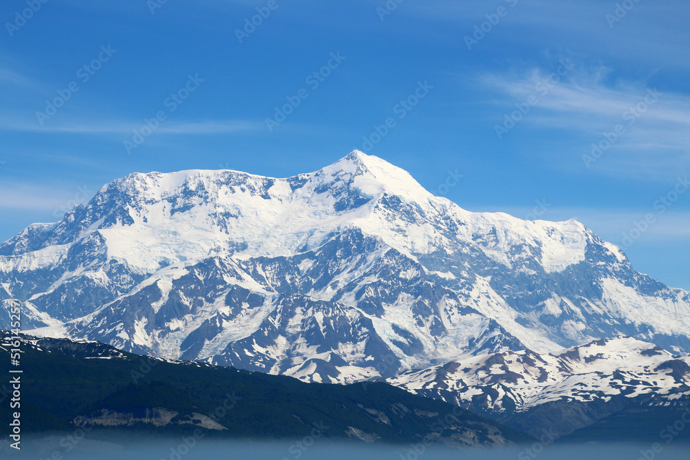 Mount Saint Elias in Alaska, the fourth highest mountain in North America 