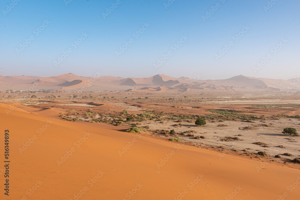 Sand dune in Sossuvlei, Namib desert, Namib-Naukluft National PArk, Namibia Sand dune in Sossuvlei, Namib desert, Namib-Naukluft National PArk, Namibia