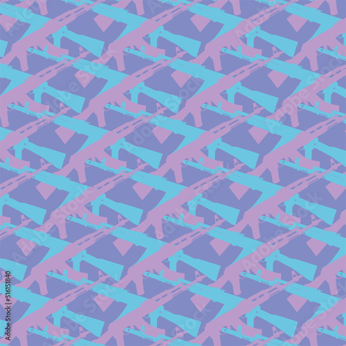 Russian gun Kalashnikov pattern tactical design.
