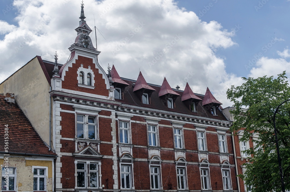 Fototapeta premium Kamieniczki w mieście 