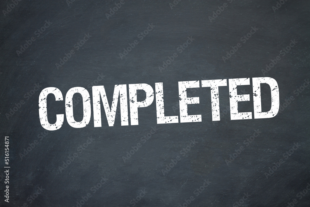 Obraz premium Completed