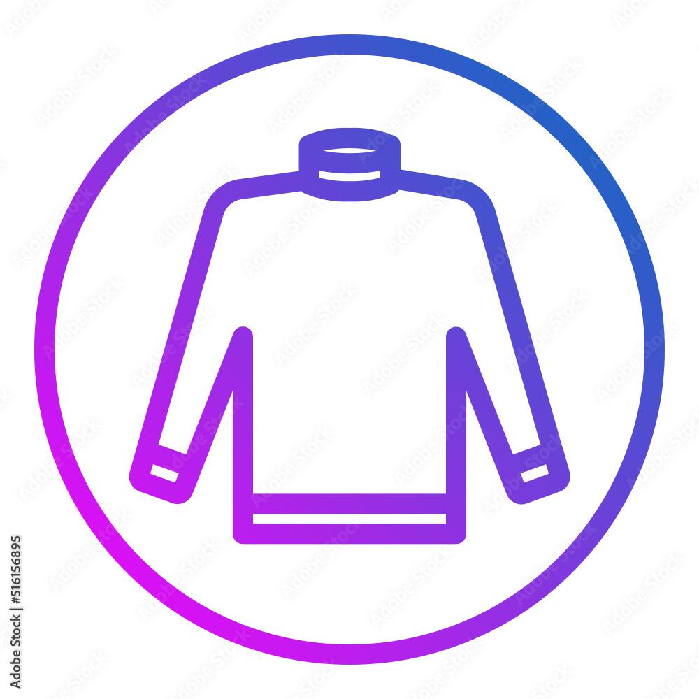 Obraz premium warm clothes icon