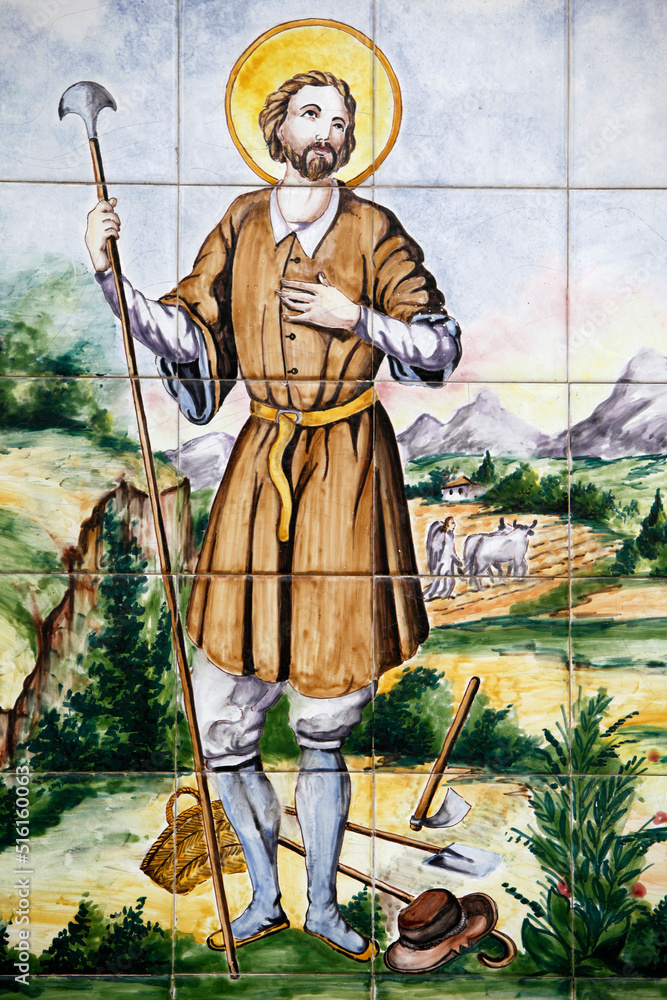 San Isidro mosaic panel