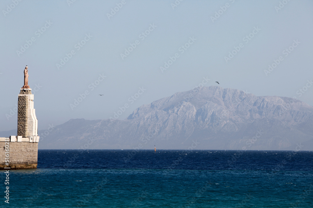 Fotografie Tarifa harbour entrance