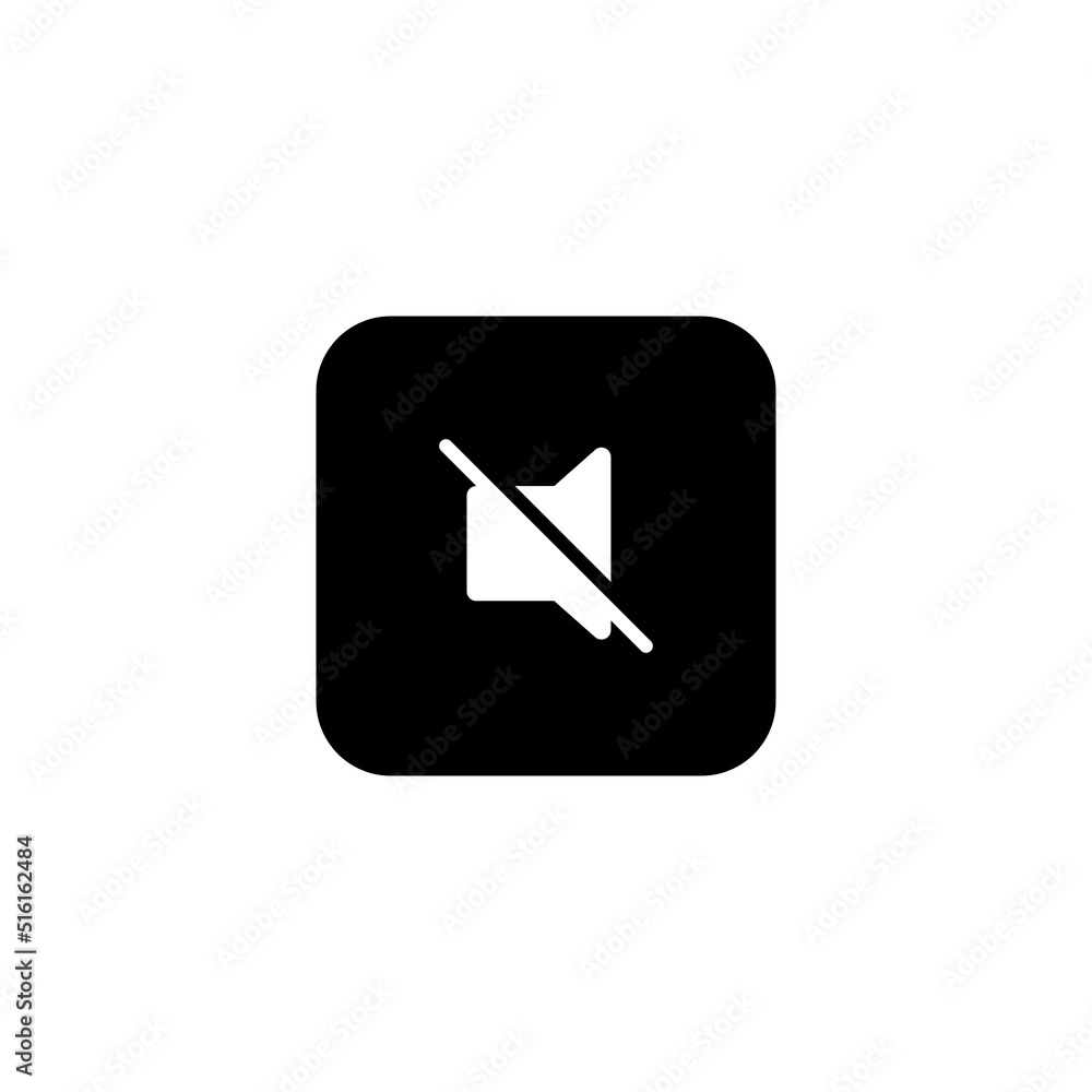 Volume sound mute button icon Volume sound mute button icon