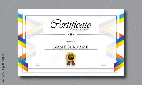 certificate employee template design