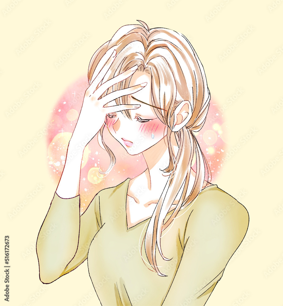 	恋している女性