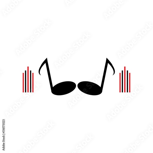 song logo design illustration