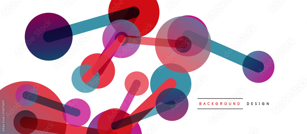 Line points connections geometric abstract background. Circles connected by lines. Trendy techno business template for wallpaper, banner, background or landing Line points connections geometric abstract background. Circles connected by lines. Trendy techno business template for wallpaper, banner, background or landing