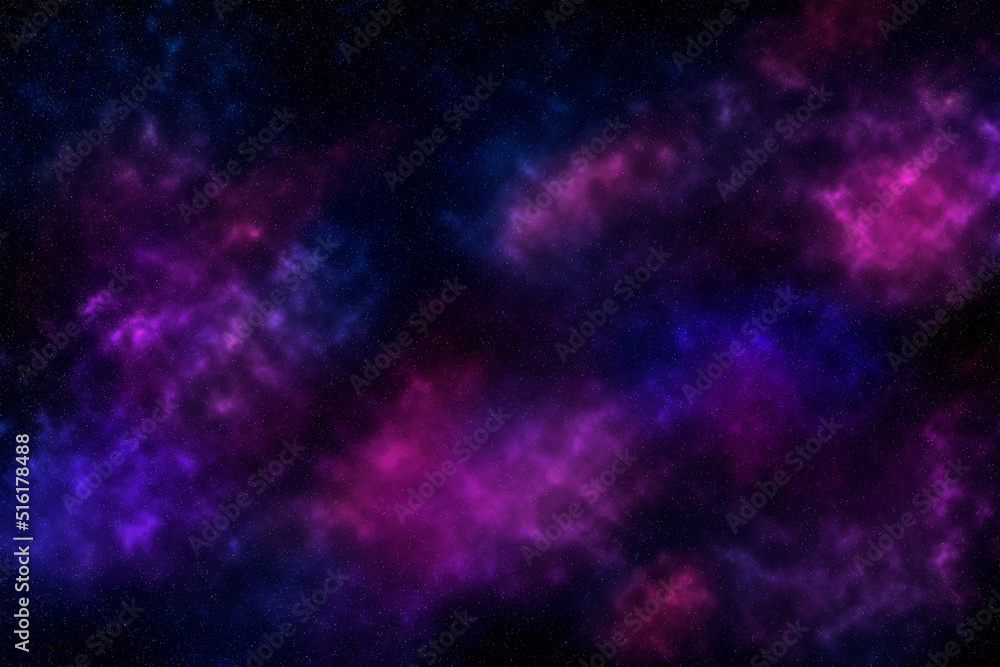 Space. Colorful bright galaxy and starry sky. Space. Colorful bright galaxy and starry sky.