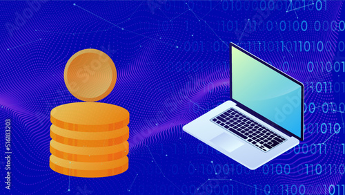 crypto business best vector illustration 