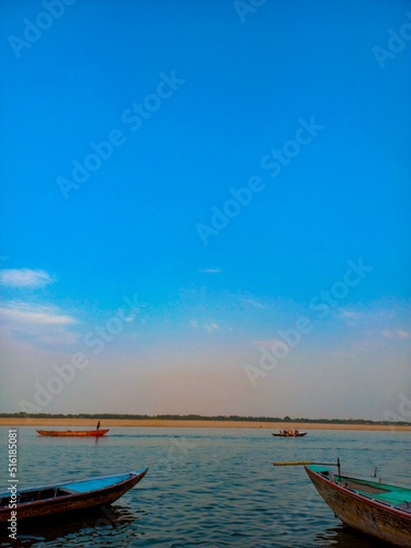 River side view in morning time