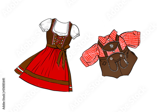 Dirndl und Lederhose zum Oktoberfest