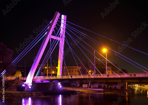 Wladysław Jagiello bridge over Brda river in Bydgoszcz. Poland