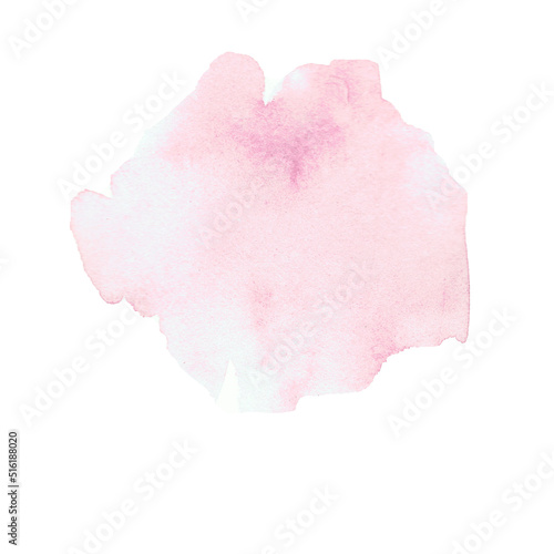 pink rose petals isolated on white