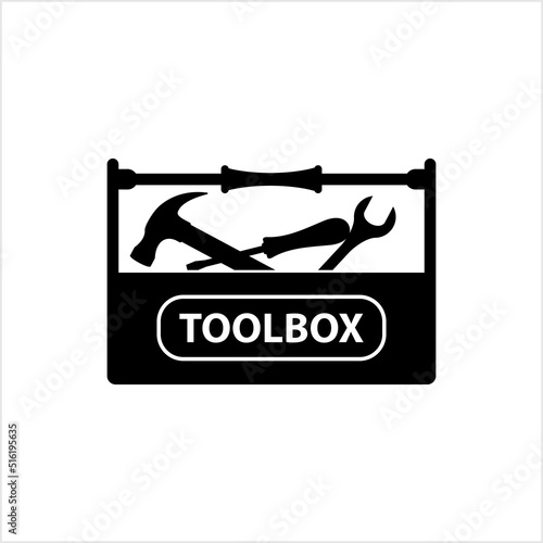 Tool Box Icon, Toolkit, Tool Chest, Workbox, Tool Organizer