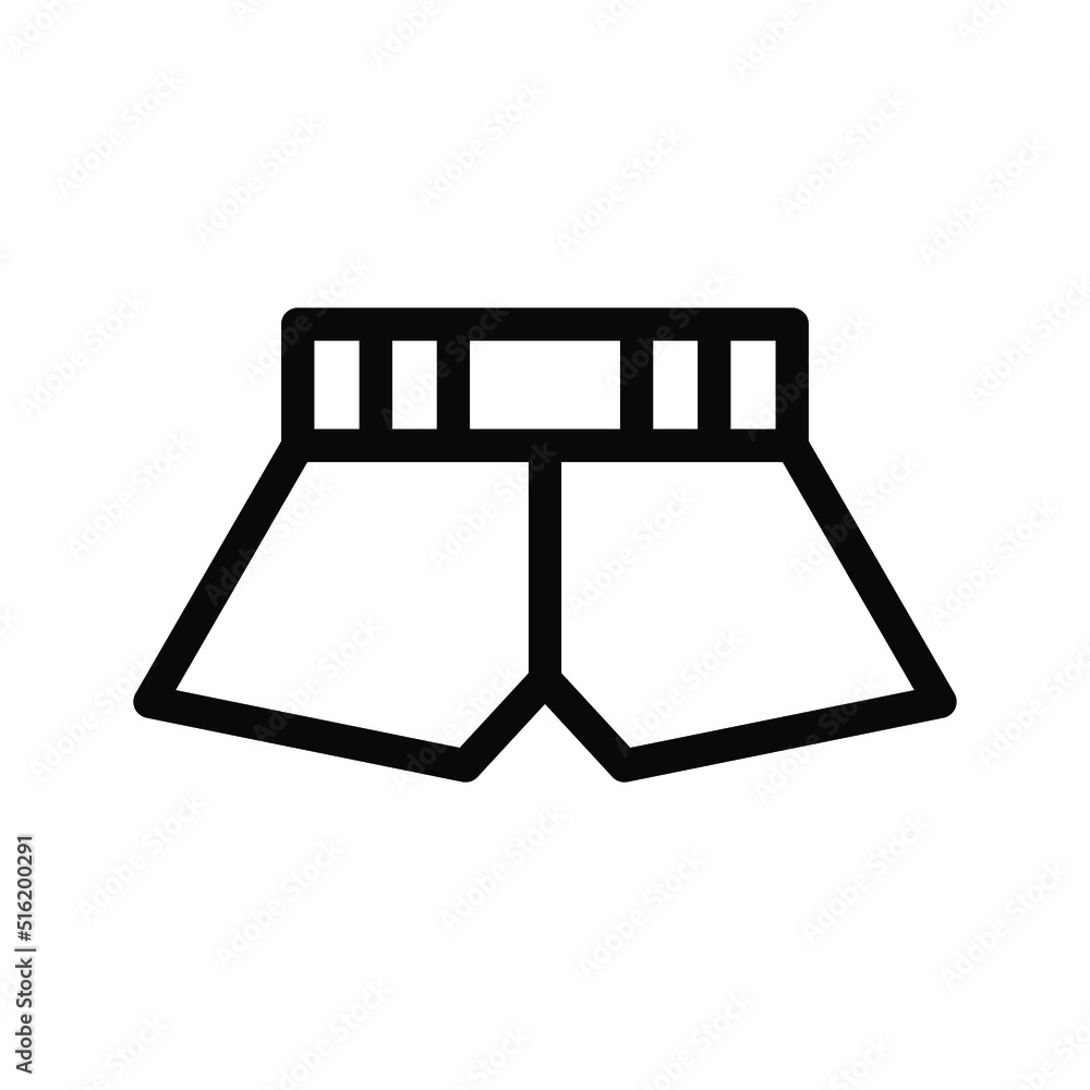 boxer pants line icon illustration vector graphic boxer pants line icon illustration vector graphic