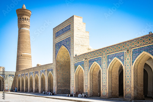 detail of a mosque, khalon comlex, Medressa, Buchara, Buxoro, Bukhara, Uzbekistan, silk road, central asia