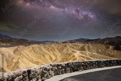 Zabriskie point, death valley, california, usa