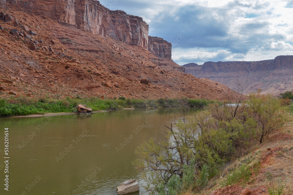Colorado river near Moab, UT scenic view