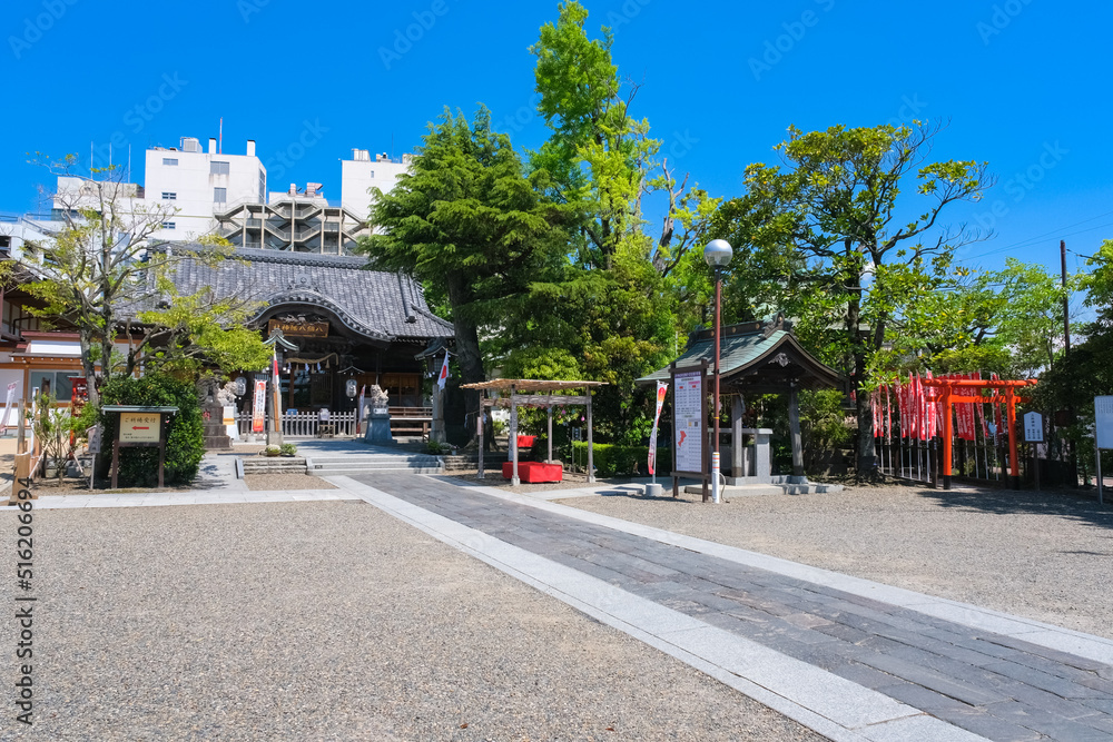 Obraz premium 千葉県木更津市 八剱八幡神社 境内