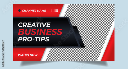 Fully editable youtube thumbnail design for any youtube videos customizable video thumbnail design video cover  thumbnail template design for social media concept youtube video