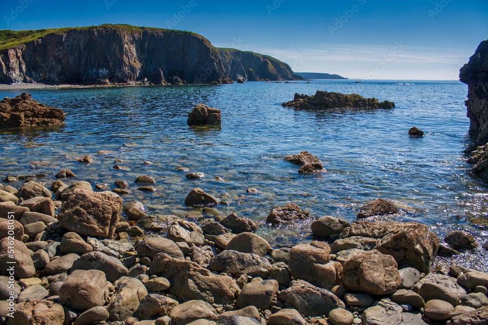 Ballyvooney Cove on Co.Waterford coastline