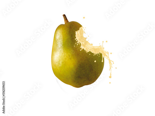 poire, jus, fruit, rouge, juteuse, fraîcheur, dessert, sucré, frais, aliment, organique, coupé