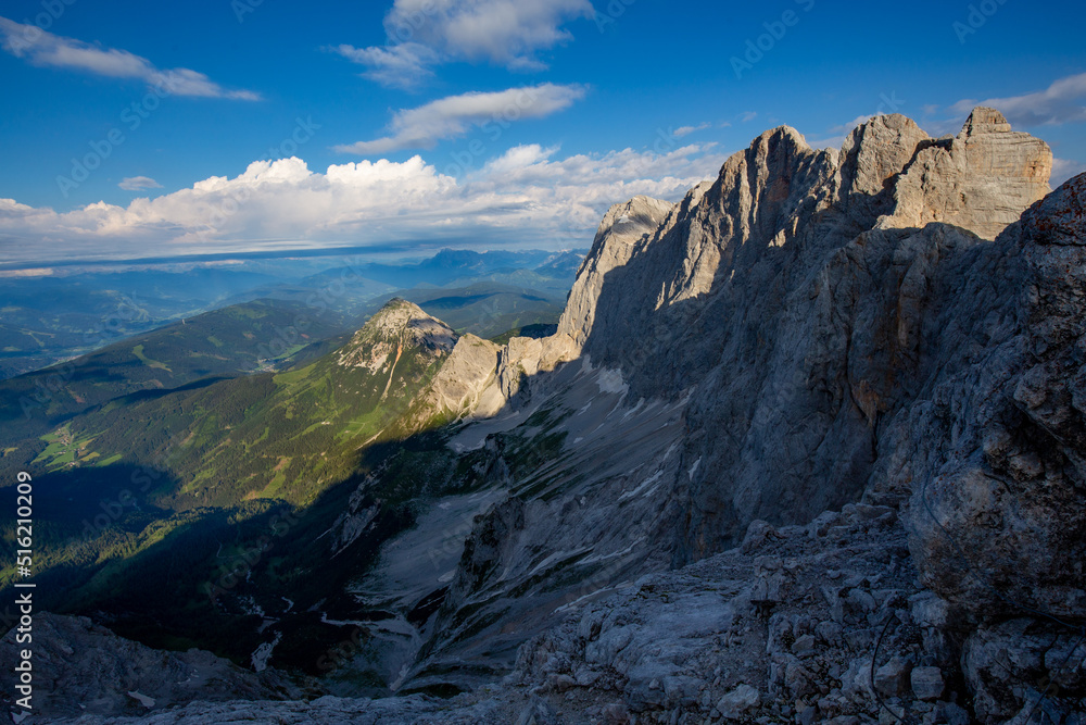 Alps in summer.