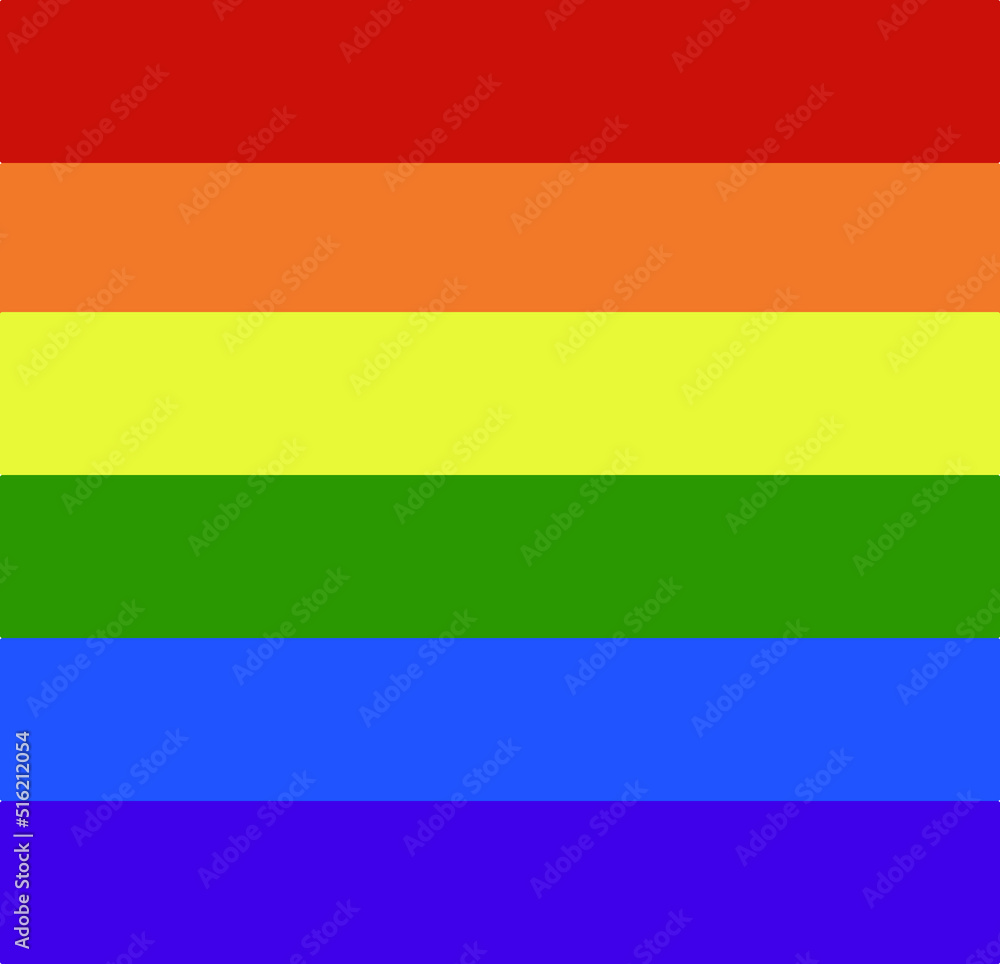Fototapeta premium the pride flag on white background, LGBT concept