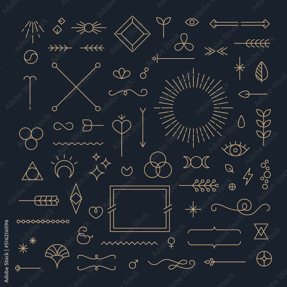 Vintage Design Shapes