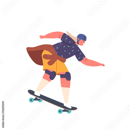 Skateboarding Youth Urban Culture and Teen Activity on Street. Extreme Sport, Teenager Girl Spend Time in Skate Park