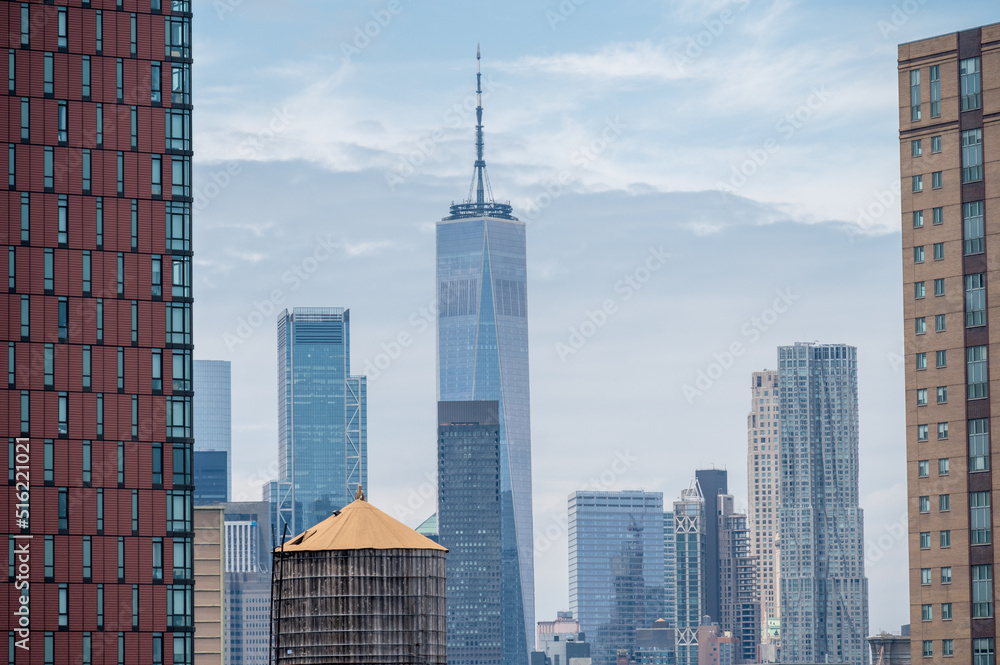 Fototapeta premium Empire State building. New York Skyline from Brooklyn 
