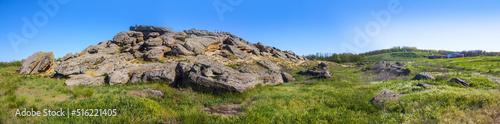 National-historical and archaeological reserve "Stone Grave or Rocky Mound Kamena Mohyla" near Melitopol, Ukraine	
