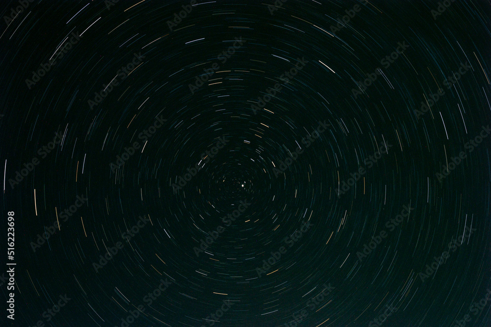 Polaris shot. Stars are moving in the circle.